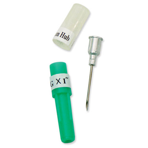 Ideal Needle Aluminum Hub Hard Pack - 16G x 1" (100 Pack)