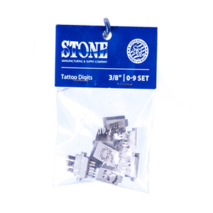 Tattoo Set 0-9 - 3/8"