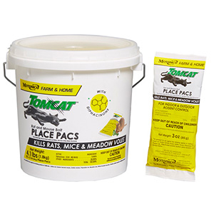 Tomcat Rat & Mouse Bait Place Pacs - 4 lb