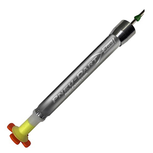 Pneu-Dart 3cc x 1/2" Type U+GeL, Yellow