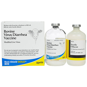 Bovi-Shield GOLD BVD 50 Dose - 100 mL (Keep Refrigerated)