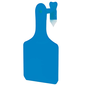 Y-Tags Calf Blue Blank - 25 ct