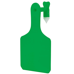 Y-Tag Calf Green Blank (25 Pack)