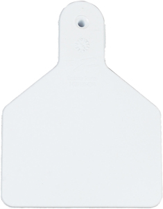 Z Tags No-Snag Calf Ear Tags - White Blank (25 Pack)