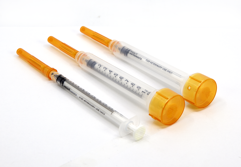 Ideal Disposable Syringe Luer Lock Hard Pack - 12 cc (80 Pack)