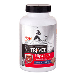 Nutri-Vet Hip & Joint Chewables for Dogs Advanced Strength - 90 ct