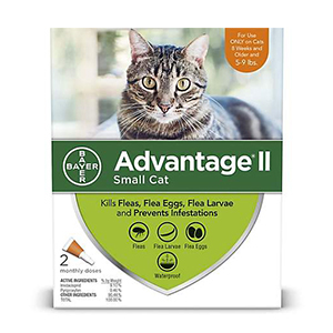 Advantage II Flea Treatment for Cats 5-9 lb (2 Pack)