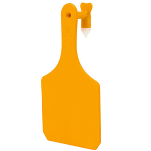 Y-Tag Cow Orange Blank (25 Pack)