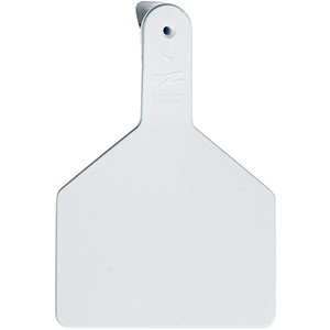 Z Tags No-Snag Cow Ear Tags - White Blank (25 Pack)