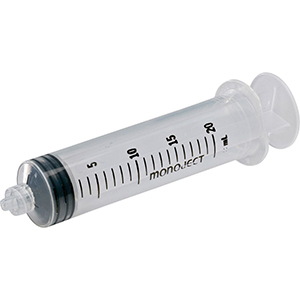 Monoject Syringe Disposable Luer Lock - 20 cc (50 Pack)