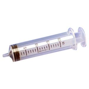 Monoject Syringe Disposable Regular Tip - 20 cc (50 Pack)