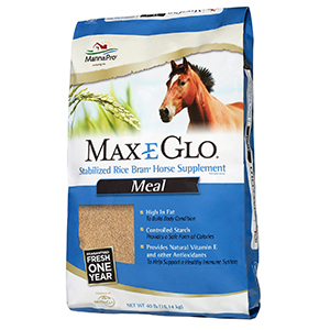 Manna Pro Max-E-Glo Stabilized Rice Bran Horse Supplement Meal - 40 lb