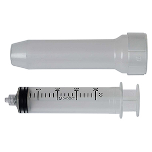 Ideal Disposable Syringe Luer Lock Hard Pack - 20 cc (50 Pack)