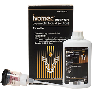 Ivomec Pour-On Cattle - 250 mL