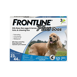 Frontline Plus for Medium DogS 23-44 lb (3 Pack)