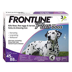 Frontline Plus for Large Dog 45-88 lb (3 Pack)