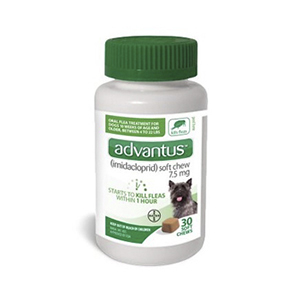 Advantus Flea Treatment Soft Chews for Dogs 4-22 lb - (30 Pack)