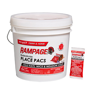 Rampage Rodenticide Place Pacs 15 g - 4 lb