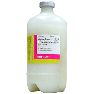 RespiSure Swine Vaccine 250 Dose - 500 mL (Keep Refrigerated)