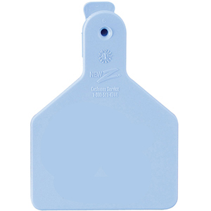 Z Tags No-Snag Calf Ear Tags - Blue Blank (100 Pack)