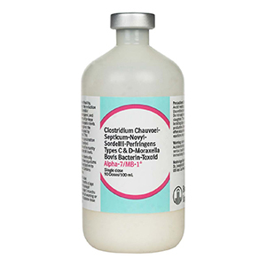Alpha-7/MB-1 Cattle Vaccine 50 Dose - 100 mL (Keep Refrigerated)