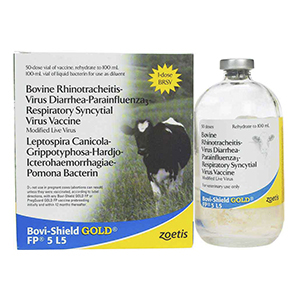 Bovi-Shield GOLD FP 5 L5 50 Dose - 100 mL (Keep Refrigerated)