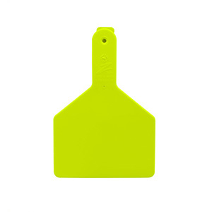 Z Tags No-Snag Cow Ear Tags - Chartreuse Blank (100 Pack)