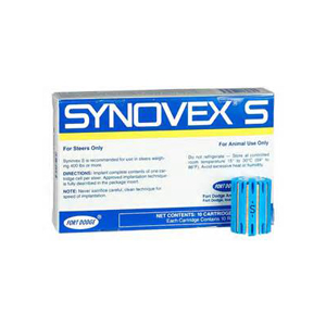 Synovex S Steer Implants - 100 dose