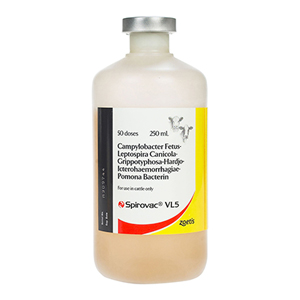 Spirovac Cattle Vaccine VL5 50 Dose - 100 mL (Keep Refrigerated)