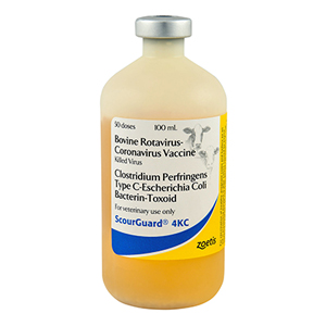 ScourGuard 4KC Cattle Vaccine 50 Dose - 100 mL (Keep Refrigerated)