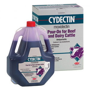 Cydectin Cattle Pour-On Dewormer - 2.5 L