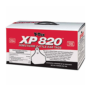 Y-Tex XP 820 Ranch Pack Insecticide Cattle Ear Tags (100 Pack)