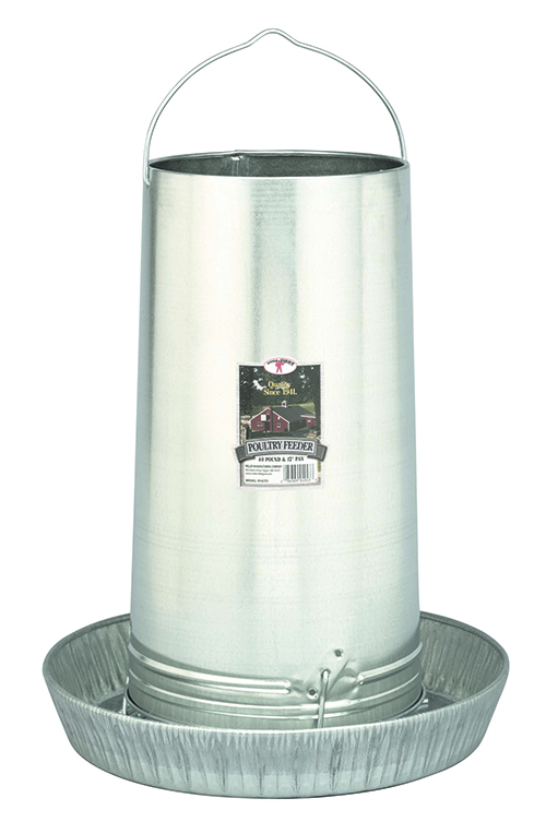 Little Giant Hanging Metal Poultry Feeder 40 lb