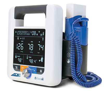 ADC AdView 2 Diagnostic Station, w/ Blood Pressure and Temperature Modules