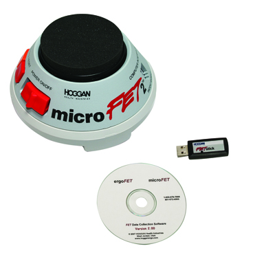 MicroFET2 MMT handheld dynamometer with data collection software