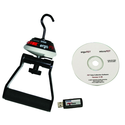 ErgoFET MMT handheld dynamometer with data collection software