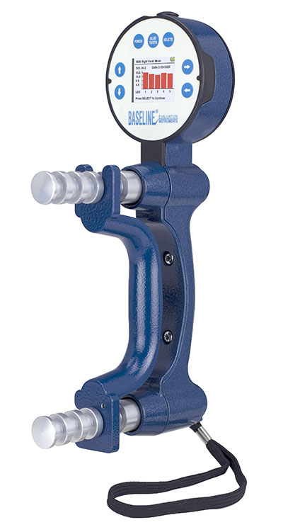 Baseline, BIMS Digital 5-Position Grip Dynamometer, Deluxe Model