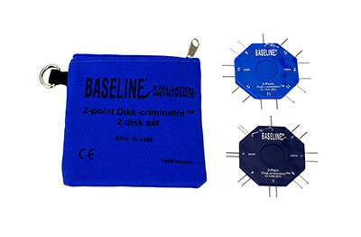 Baseline, 2-point Discrim-A-Gon, 2 Disk Set, Metal Tips