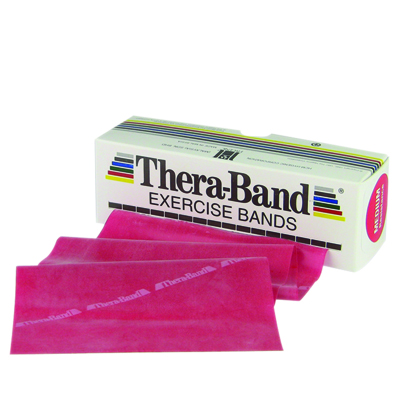 TheraBand exercise band - 6 yard roll - Red - medium