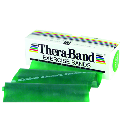 TheraBand exercise band - 6 yard roll - Green - heavy