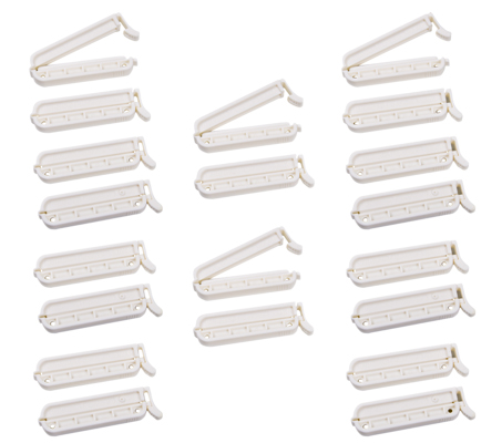 CanDo Exercise Tubing Klip, medium (for green-black CanDo Exercise Tubing), 10 pair