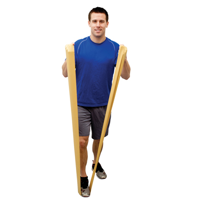 Val-u-Band Resistance Bands, Dispenser Roll, 100 Yds. (2 x 50 Yds.), Pineapple-Level 7/7, Contains Latex