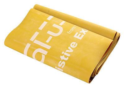 Val-u-Band Resistance Bands, Pre-Cut Strip, 5', Pineapple-Level 7/7, Contains Latex