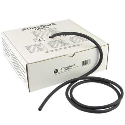 TheraBand exercise tubing - 100 foot roll - Black - special heavy