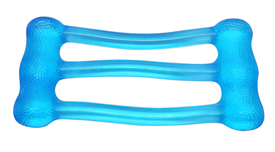 CanDo Jelly Expander Triple Exerciser - blue - heavy