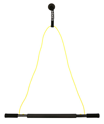 CanDo over door exercise bar and tubing, Yellow - x-light
