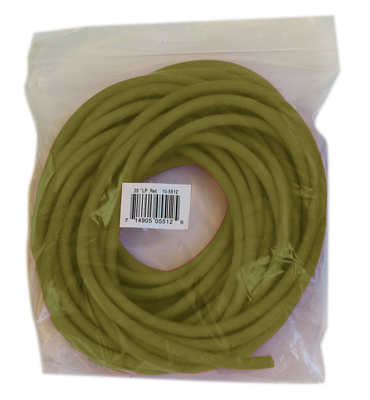 CanDo Low Powder Exercise Tubing - 25' roll - Gold - xxx-heavy