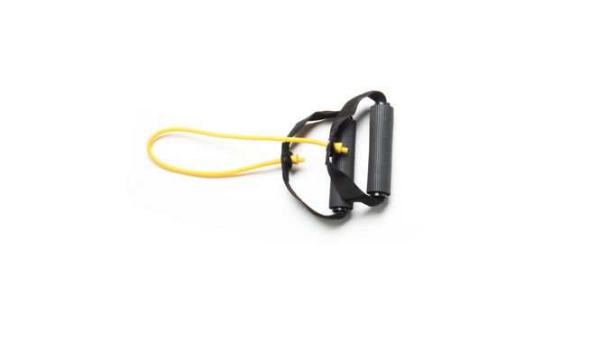 CanDo Tubing with Handles Exerciser - 18" - Yellow - x-light