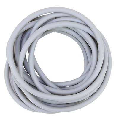 CanDo Latex Free Exercise Tubing - 25' roll - Silver - xx-heavy