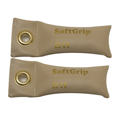 CanDo SoftGrip Hand Weight - .5 lb - Tan - pair
